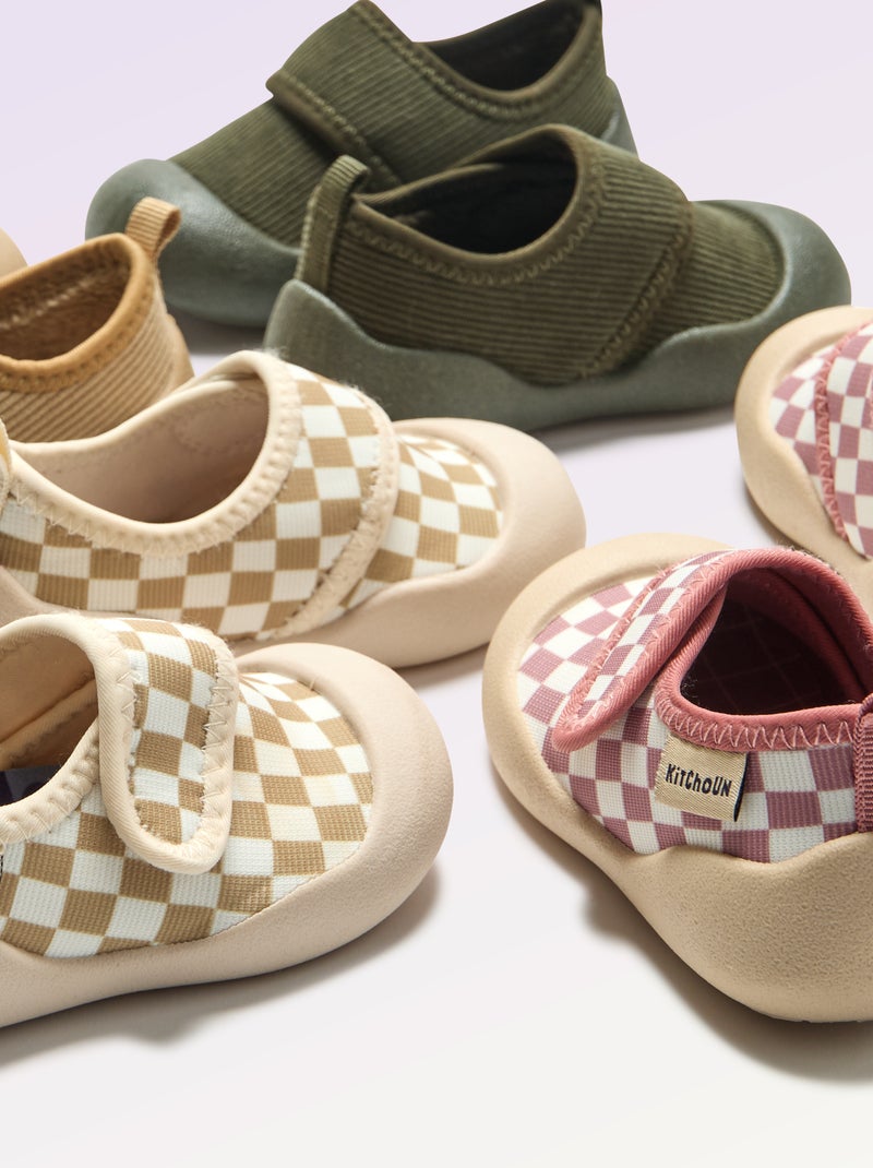 First Steps Motor Skills Booties - Kitchoun Beige - Kiabi
