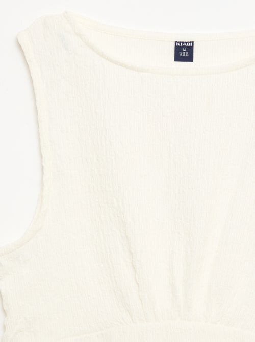 Fitted Crêpe Top - Kiabi