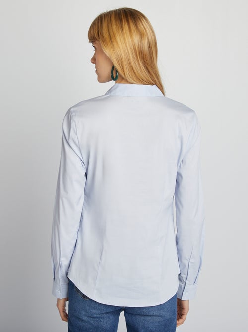 Fitted Italian Collar Shirt - Kiabi