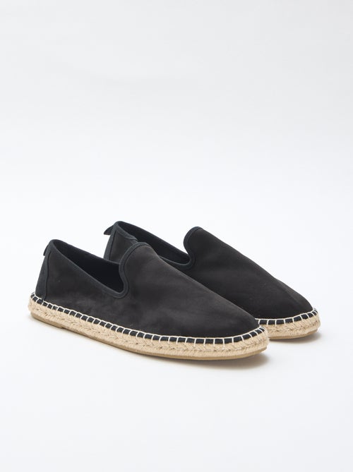 Flache Espadrille aus Wildlederimitat - Kiabi