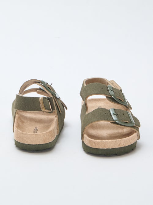 Flache Sandalen in Wildlederoptik - Kiabi