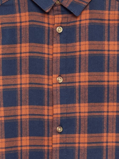 Flannel plaid shirt - Kiabi