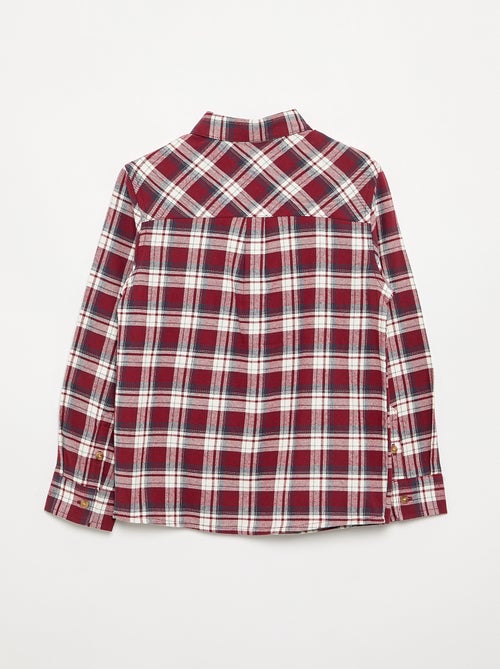 Flannel plaid shirt - Kiabi Flannel plaid shirt - Kiabi