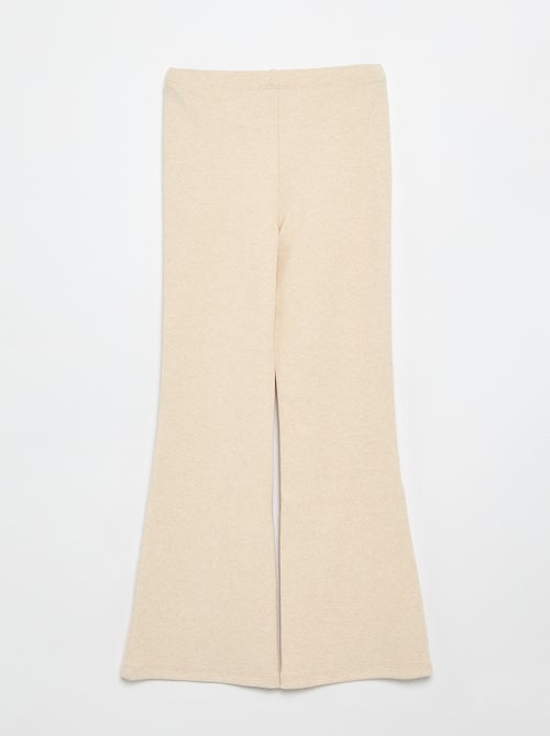 Flare-Leggings aus Rippstrick - Kiabi