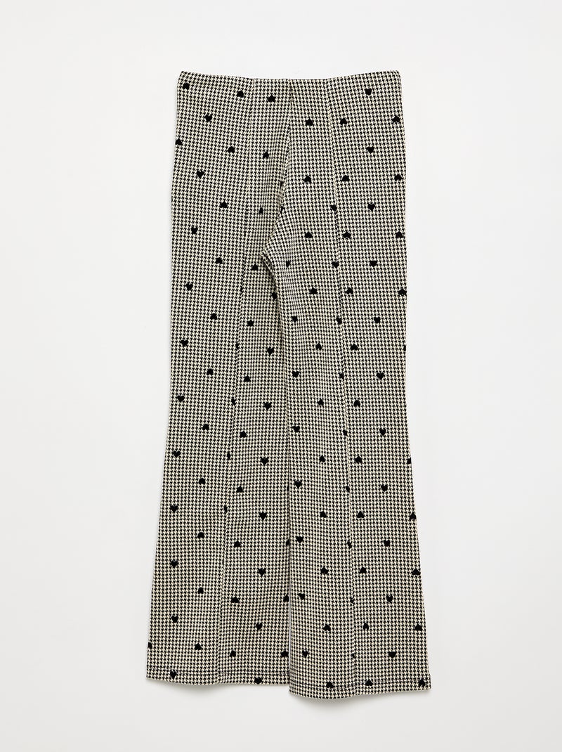 Flare trousers Black - Kiabi