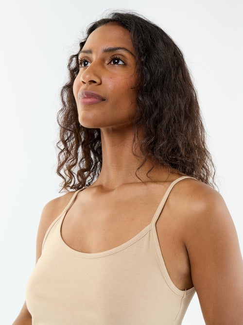 Flared camisole with thin straps - Kiabi