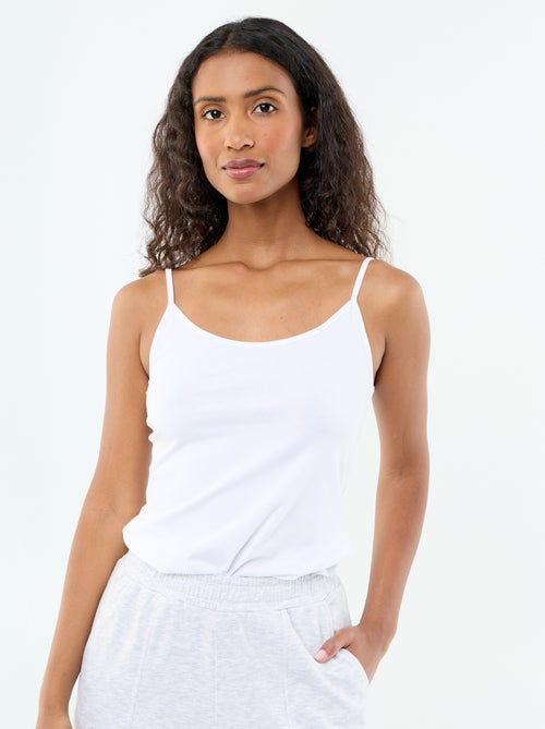 Flared camisole with thin straps - Kiabi