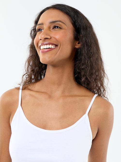 Flared camisole with thin straps - Kiabi