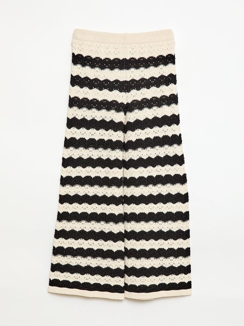 Flared Crochet Pants - Kiabi