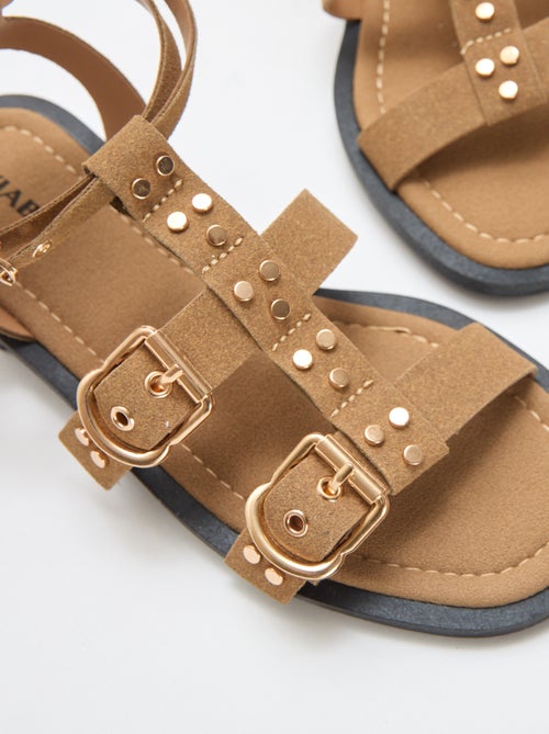Flat Sandals with Straps - Kiabi
