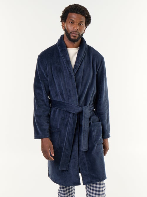 Fleece Bathrobe with Belt - Kiabi