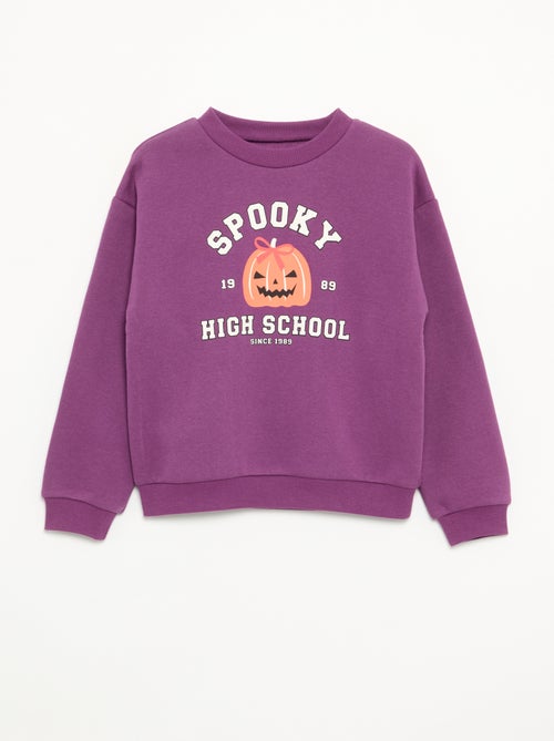 Fleece \'Halloween\' Sweatshirt - Kiabi