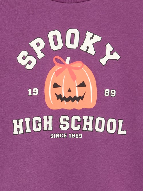 Fleece \'Halloween\' Sweatshirt - Kiabi