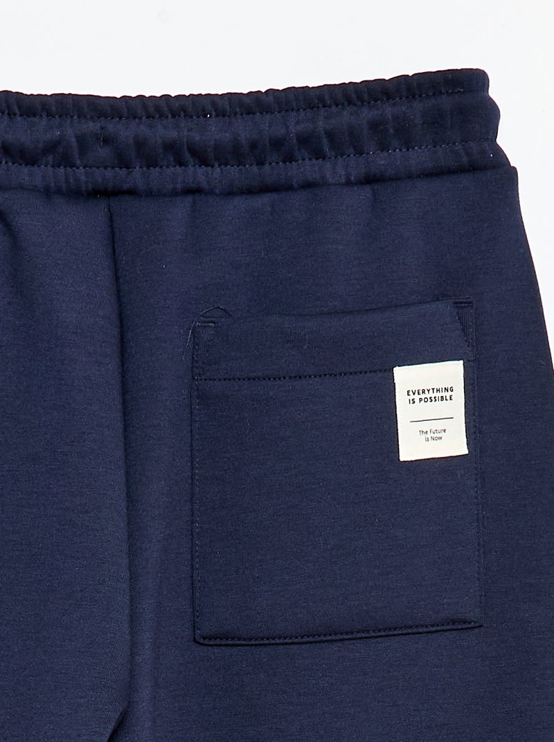 Fleece Joggers Blue - Kiabi