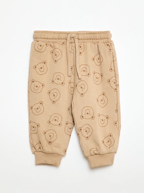 Fleece Joggers with Kangaroo Pocket and Novelty Ears - Kiabi