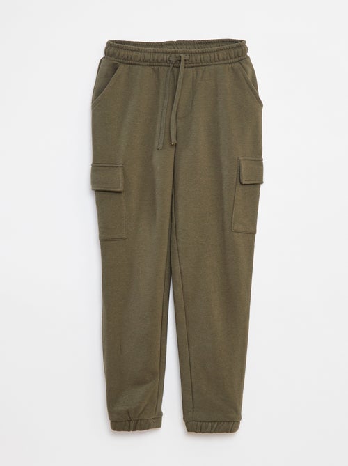 Fleece jogging bottoms with pockets - Kiabi