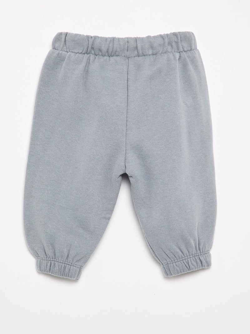 Fleece-Jogginghose Bleu - Kiabi