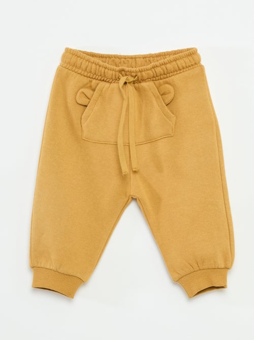 Fleece-Jogginghose mit Kängurutasche und Fantasie-Ohren - Kiabi