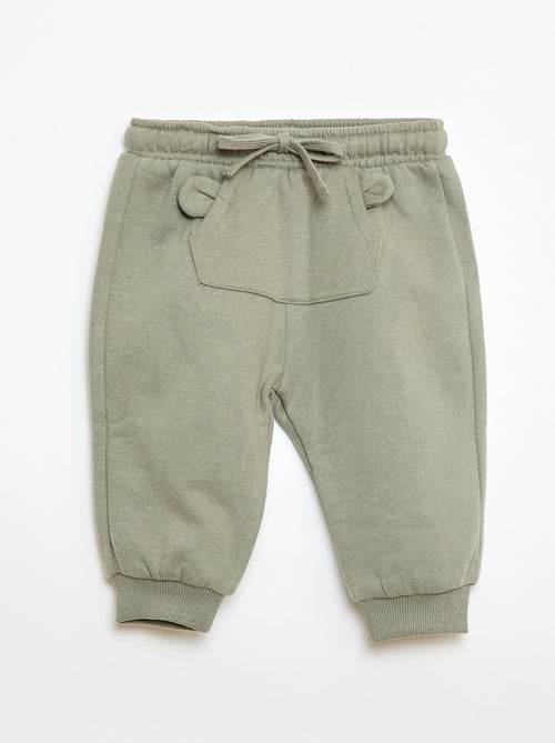 Fleece-Jogginghose mit Kängurutasche und Fantasie-Ohren - Kiabi