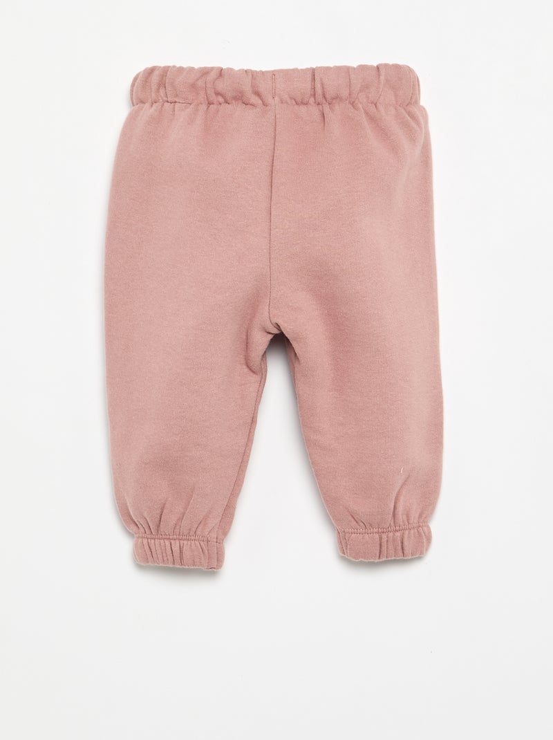 Fleece-Jogginghose Rose - Kiabi