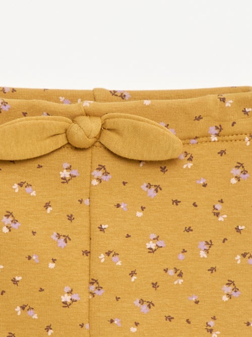 Fleece-lined leggings with bow - Kiabi Fleece-lined leggings with bow - Kiabi