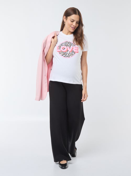 Fleece-lined Maternity Trousers - Kiabi