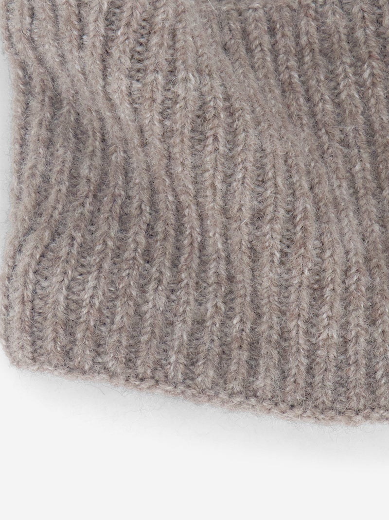 Fleece-Lined Neck Warmer Brown - Kiabi