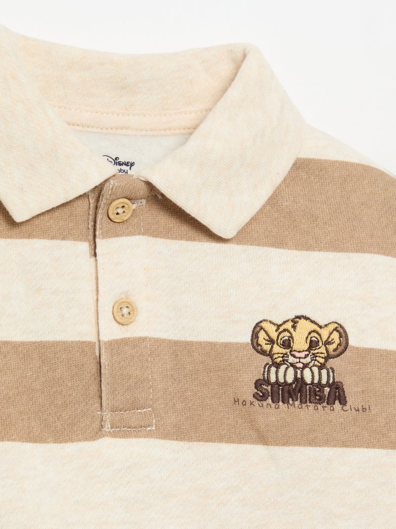 Fleece-Polo 'Disney' Beige - Kiabi