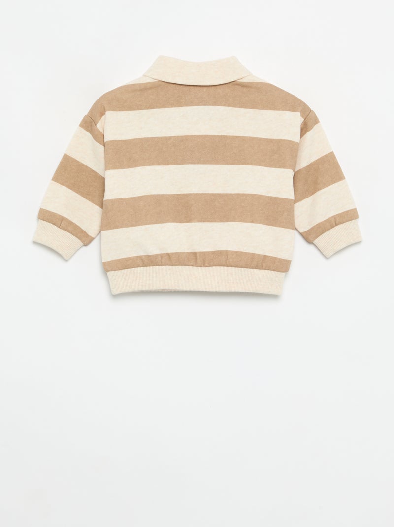 Fleece-Polo 'Disney' Beige - Kiabi