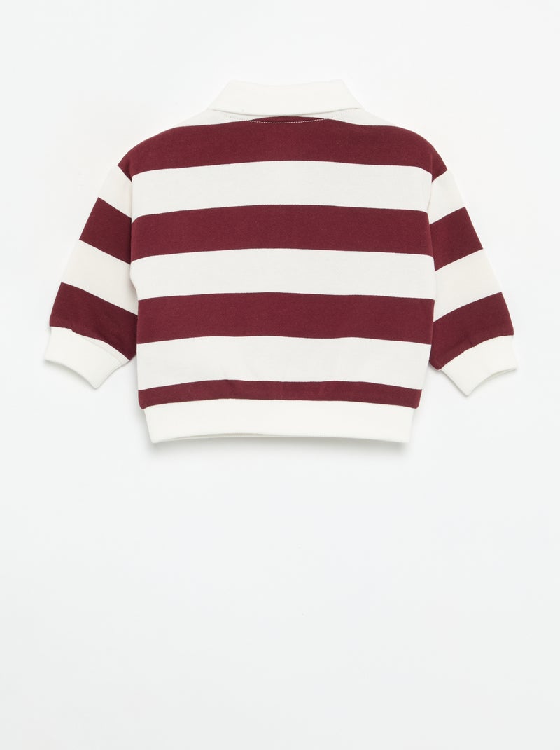 Fleece-Polo 'Disney' Rot - Kiabi