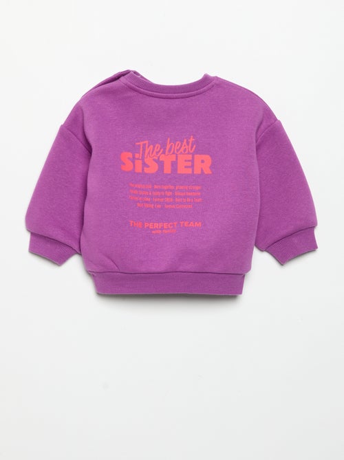 Fleece-Sweatshirt - Kiabi