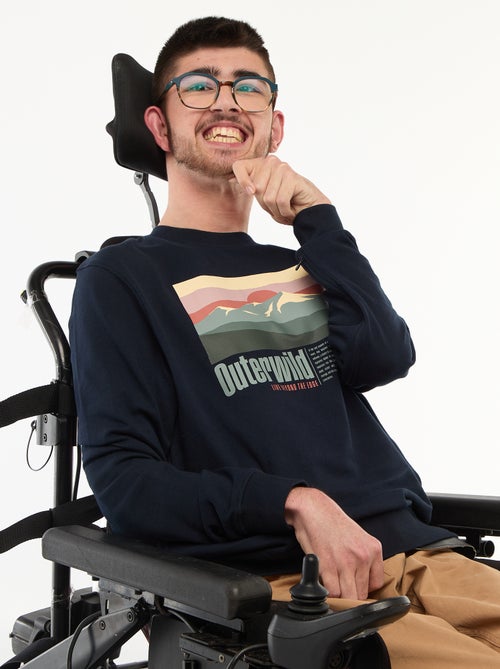 Fleece Sweatshirt with Print - Easy to Wear - Kiabi