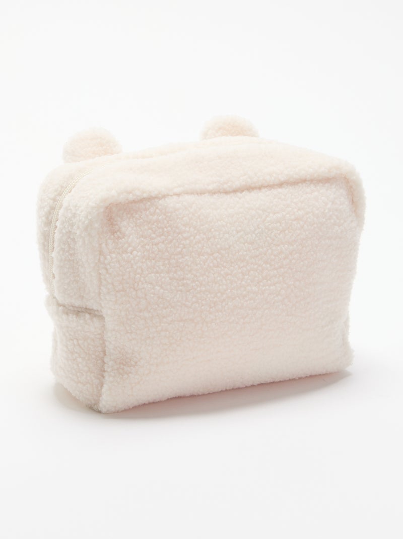 Fleecy Storage Pouch Beige - Kiabi