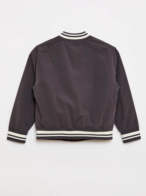 Fliegerjacke mit Druckknöpfen - Kiabi