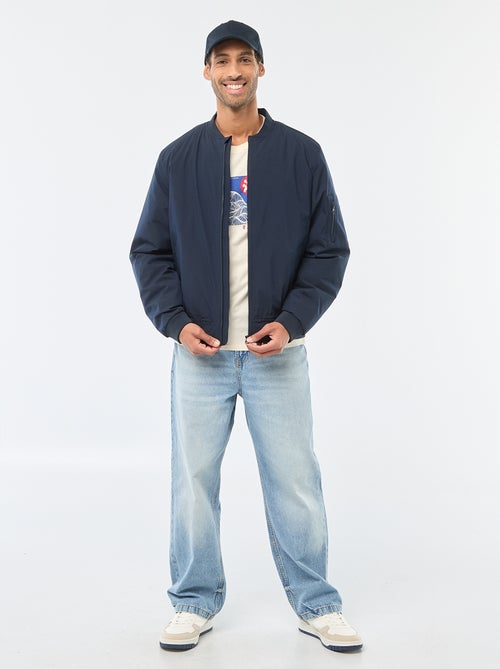 Fliegerjacke mit Reissverschlusstasche am Ärmel - Kiabi
