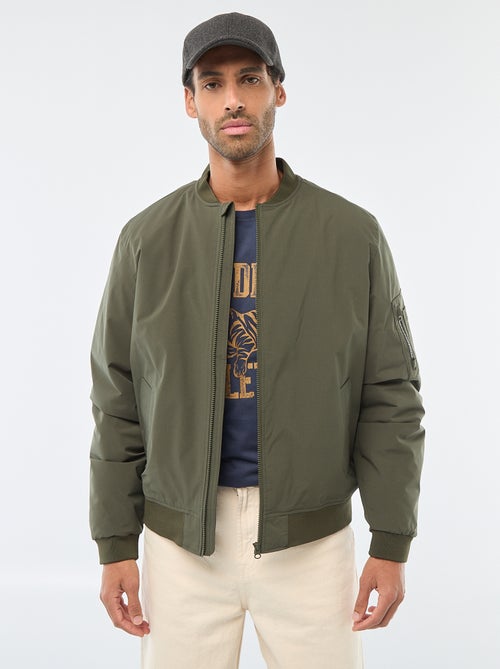 Fliegerjacke mit Reissverschlusstasche am Ärmel - Kiabi