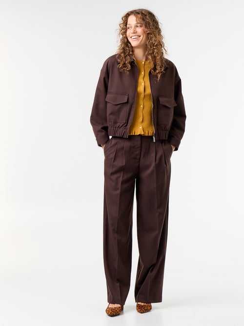 Fliessende Jacke mit Reissverschluss - Kiabi
