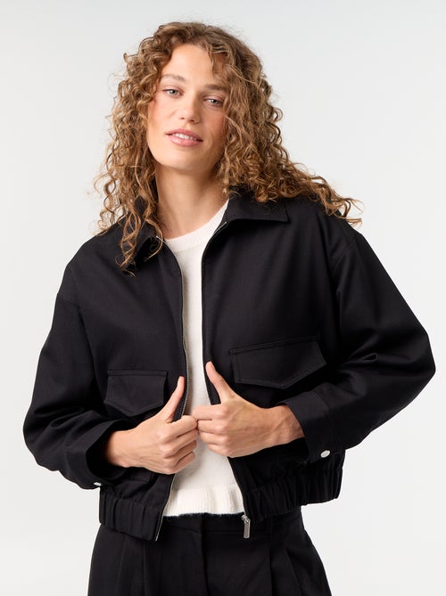 Fliessende Jacke mit Reissverschluss - Kiabi