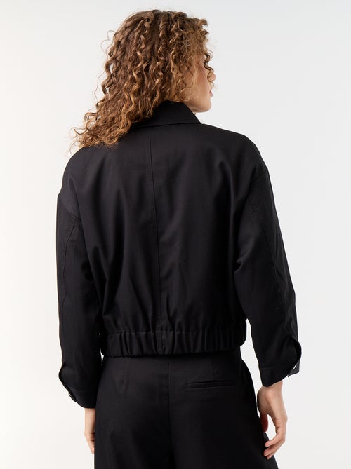 Fliessende Jacke mit Reissverschluss - Kiabi