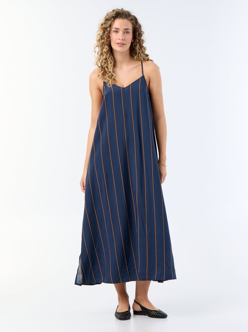Fliessendes langes Kleid - Kiabi Fliessendes langes Kleid - Kiabi