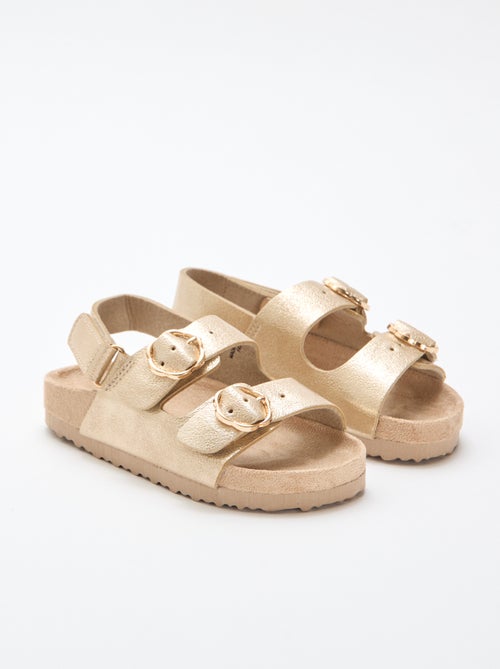 Floral Double Strap Sandals - Kiabi