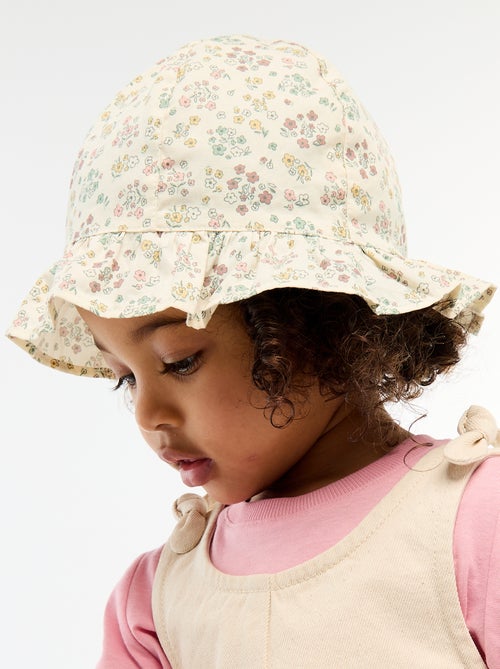 Floral Print Bucket Hat - Kiabi Floral Print Bucket Hat - Kiabi