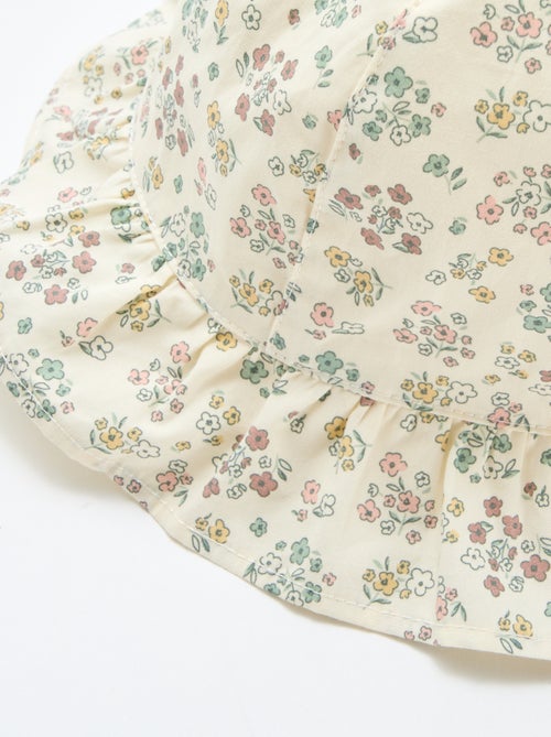 Floral Print Bucket Hat - Kiabi Floral Print Bucket Hat - Kiabi