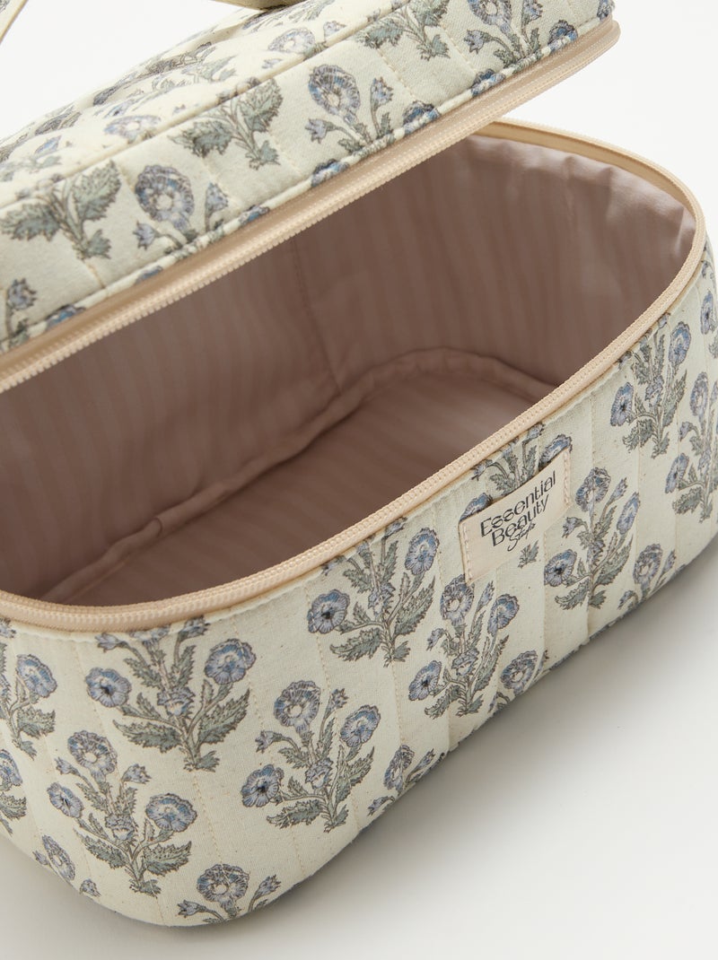 Floral Vanity Case Blue - Kiabi