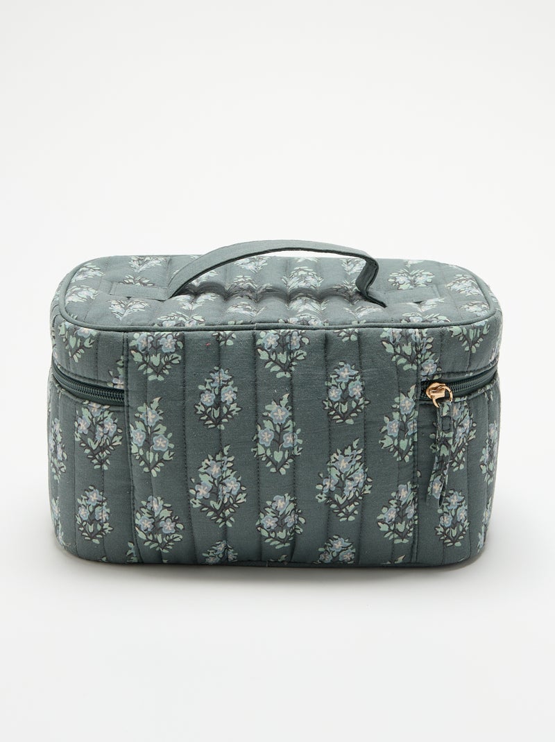 Floral Vanity Case Green - Kiabi