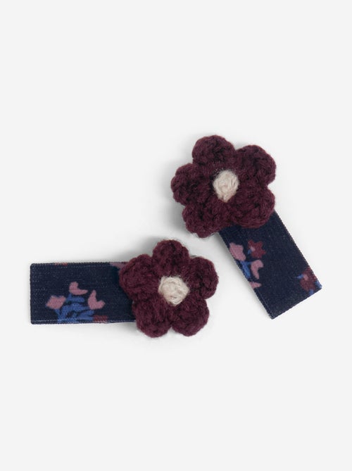 Flower-shaped crocodile clips - Kiabi