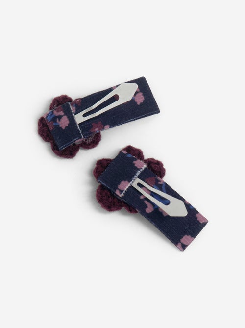 Flower-shaped crocodile clips - Kiabi