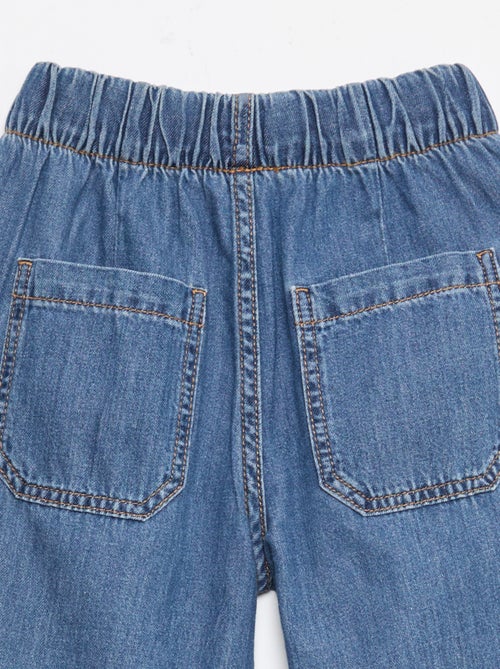 Flowy Jean-Effect Pants - Kiabi