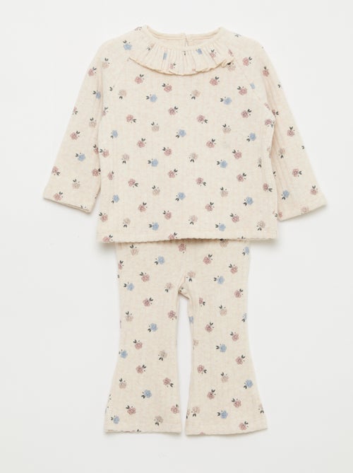 Fluffy Knit Set - 2 Pieces - Kiabi