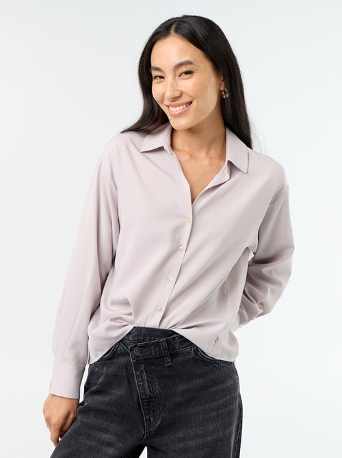 Fluid Plain Blouse - Kiabi